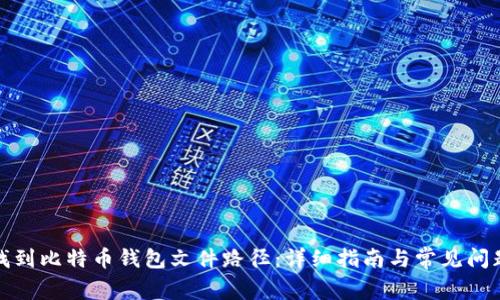 如何找到比特币钱包文件路径:详细指南与常见问题解答