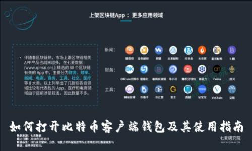 如何打开比特币客户端钱包及其使用指南