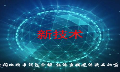 轻松查阅比特币钱包余额,就像查找魔法藏品的宝藏地图